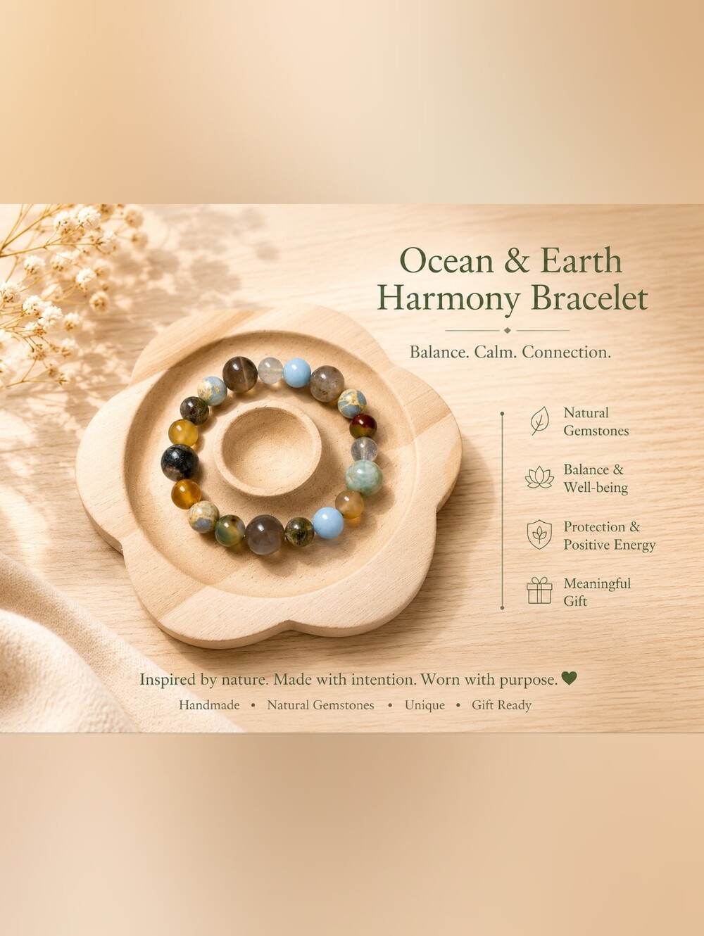 Ocean & Earth Harmony Bracelet